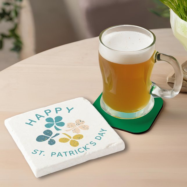 Klöver Shamrock Teckning Lycklig St. Patrick's day Stenunderlägg (Skapare uppladdad)