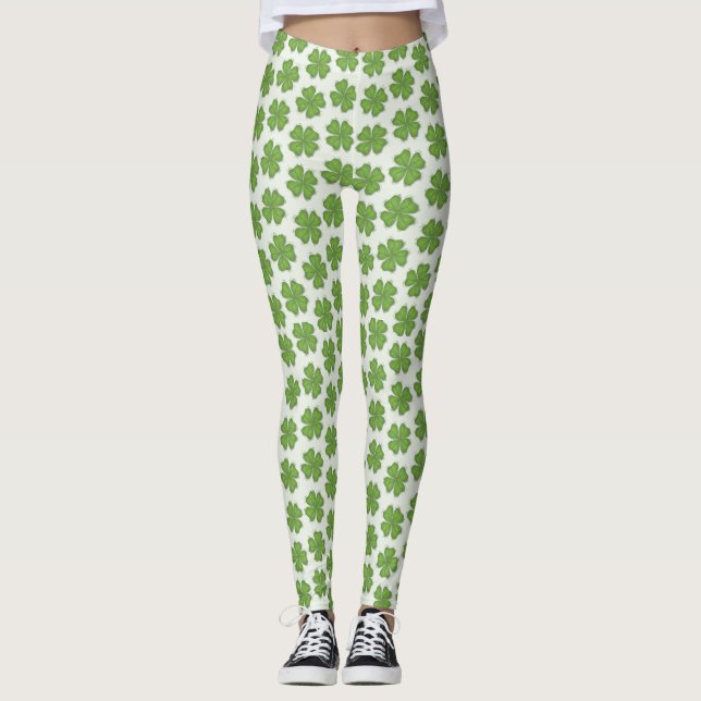 Klöver St. Patrick's Leggings (Framsida)