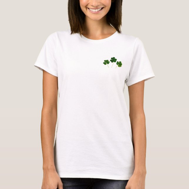 Klöver 🍀 t shirt (Framsida)