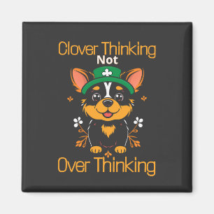 Klöver Thinking Hund Magnet