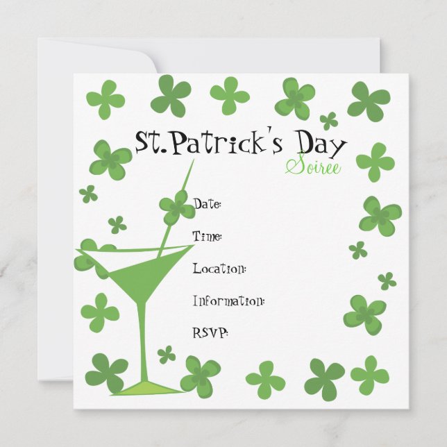 Klöver-Tini Inbjudningar (Framsida)