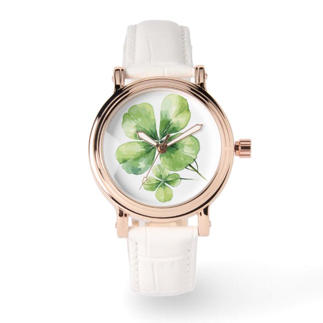 Kloverblad Armbandsur (Framsida)