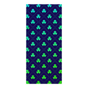 Kloverblad St. Patricks dag Mönster-53223 Reklamkort