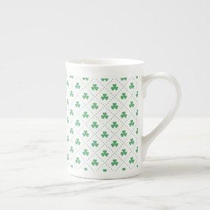 Kloverbladsmönster St. Patricks dag-53224 Benporslin Mugg