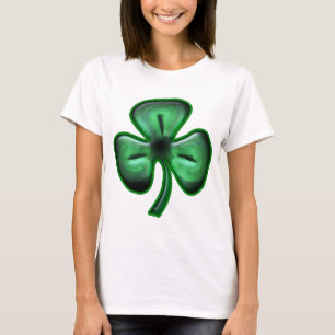 Klöverlångärmad för 3 löv t-shirt