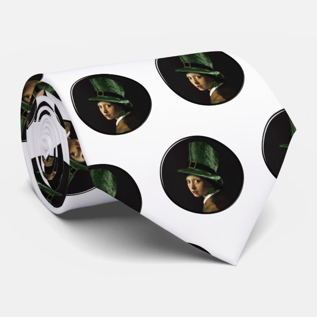 Kloverörhänge St. Patrick's Day Slips (Rullad)