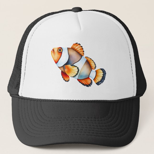 klovnfisk med orangea ränder keps (Framsida)