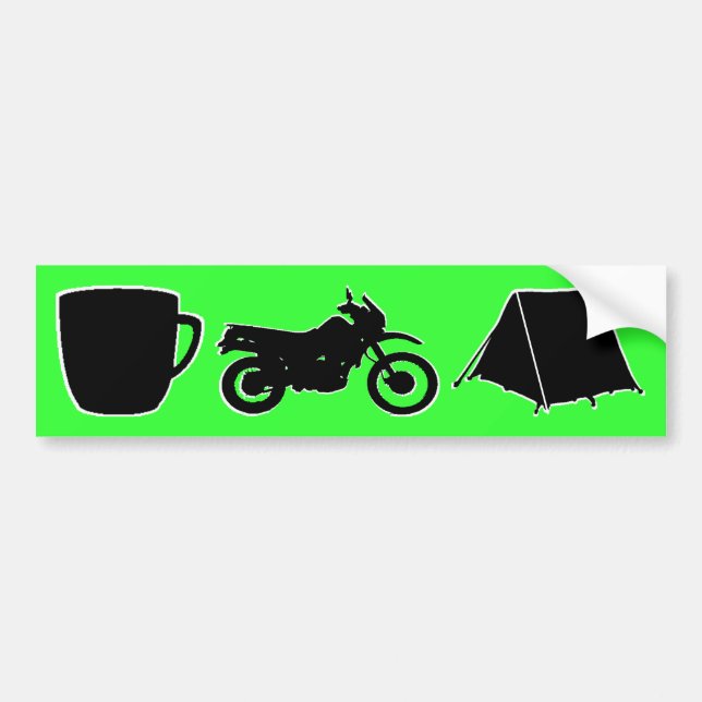 KLR-dualsportbildekal Bildekal (Framsidan)