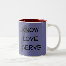 KLS ~ anpassningsbar kristen mug Två-Tonad Mugg