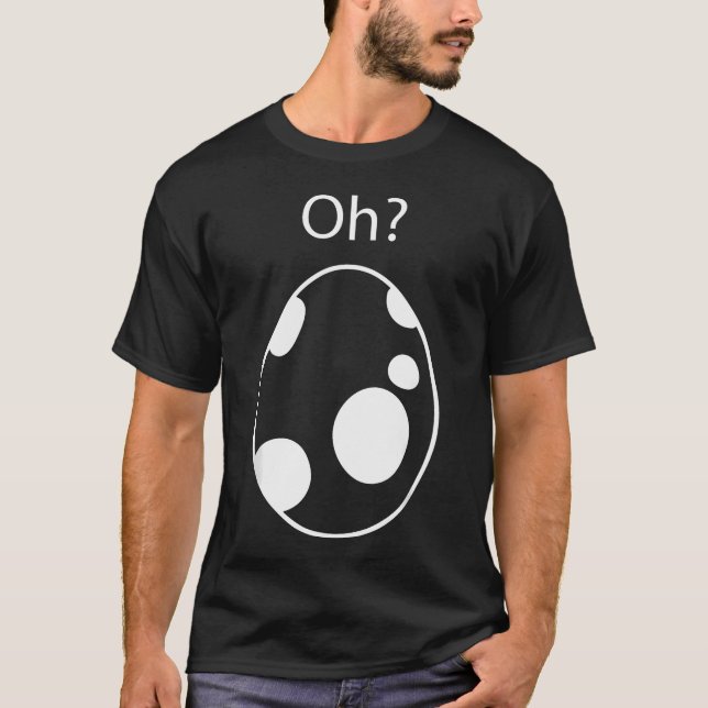 Kluäckande Ägg Oh T Shirt (Framsida)