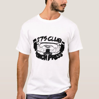 Klubb 275 tar av planet pressmanar skjortan för tee shirt