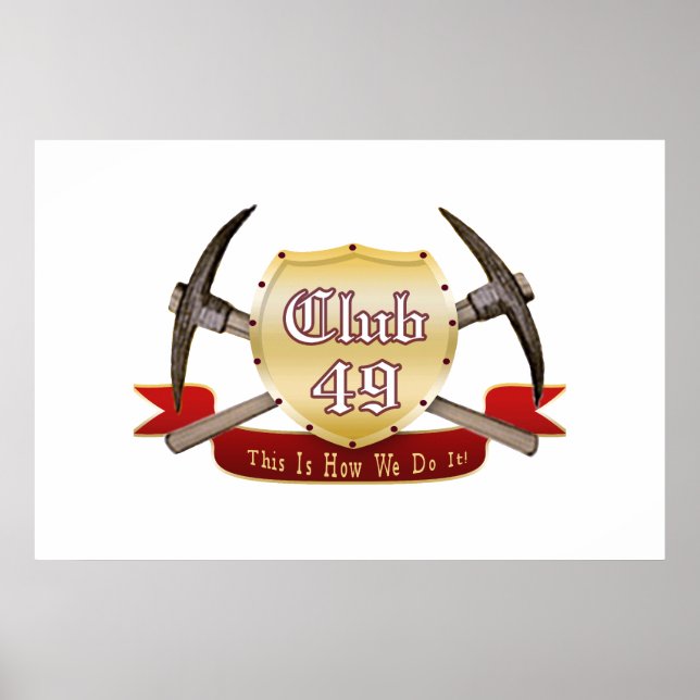 Klubb 49 Poster 24x36 (Framsidan)