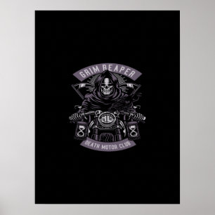 klubb av grym, bakåtriktad dödsmotor poster
