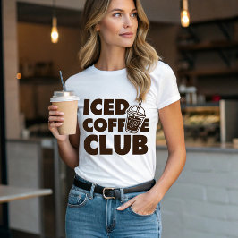 Klubb av kaffe t shirt