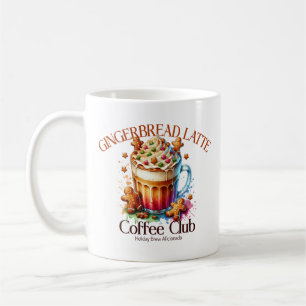 Klubb av kaffebröd av latte-kaffe kaffemugg
