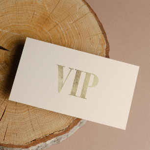 Klubb av lyxelfenben och guld VIP-kort Visitkort