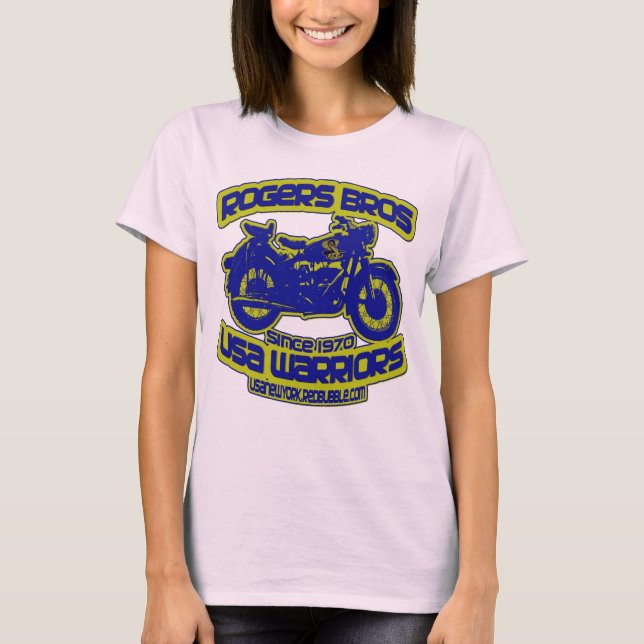 klubb av motorcykelförare t shirt (Framsida)