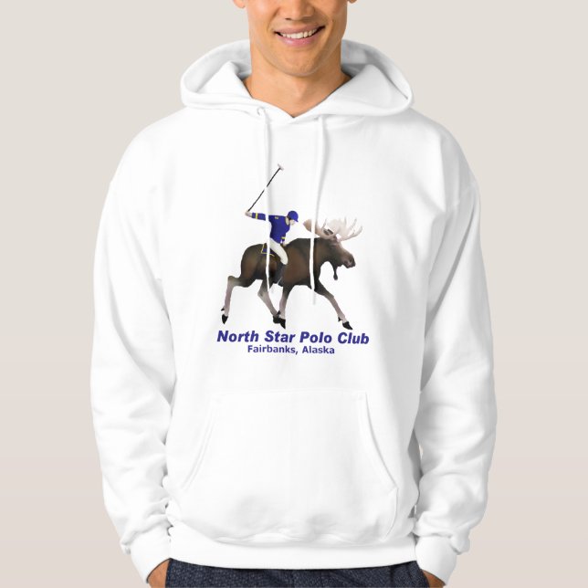 Klubb av nordstjärna (moose)-polo sweatshirt (Framsida)