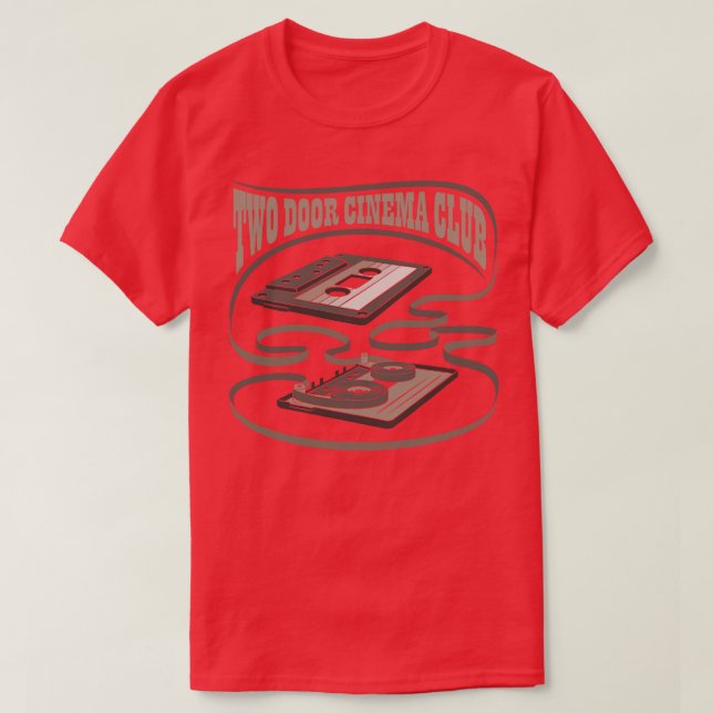 Klubb av två dörrar på film exponerad för Cassette T Shirt (Design framsida)