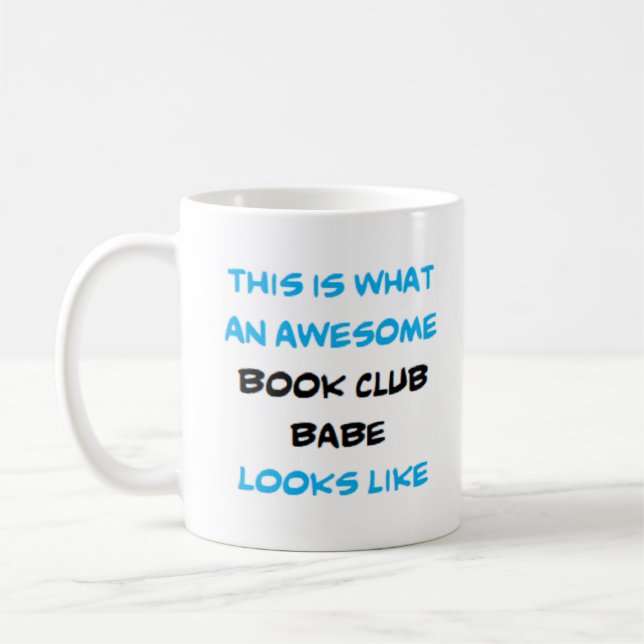 klubb babe, fantastisk kaffemugg (Vänster)