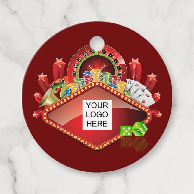 Klubb Casino Gåvor Etiketter (Framsida)