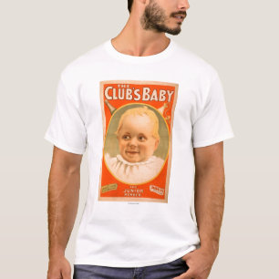 Klubb den sceniska affischen för baby tee