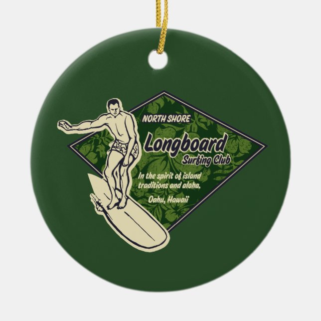 Klubb Diamond Surfer Ornament (Framsidan)