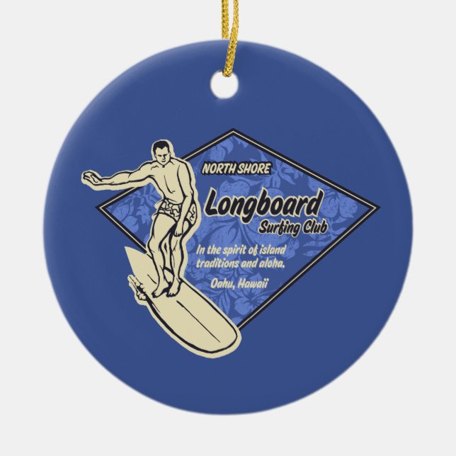 Klubb Diamond Surfer Ornament (Framsidan)