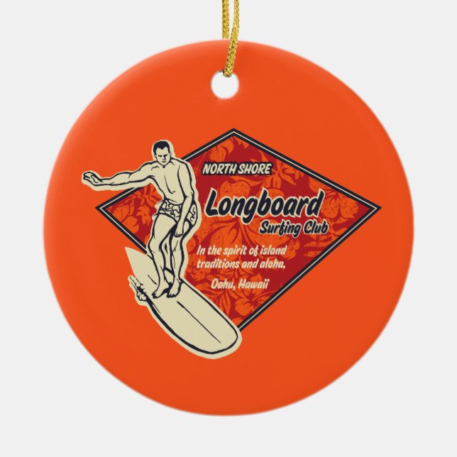 Klubb Diamond Surfer Ornament (Framsidan)