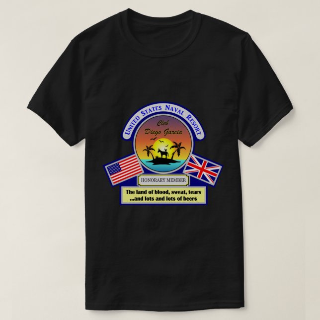 Klubb Diego Garcia T Shirt (Design framsida)