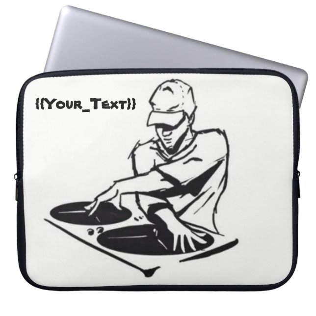 Klubb DJ Laptop Sleeve (Framsidan)