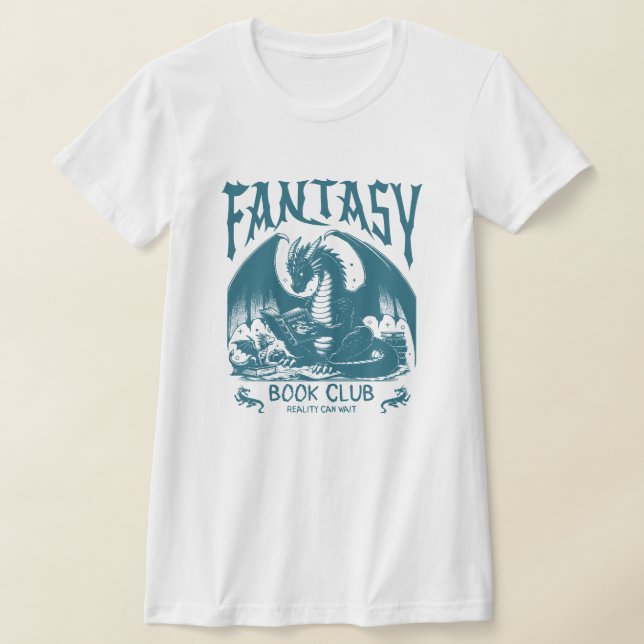 Klubb Dragon Fantasy Bok T Shirt (Laydown)