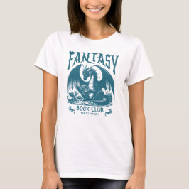 Klubb Dragon Fantasy Bok T Shirt