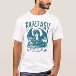 Klubb Dragon Fantasy Bok T Shirt