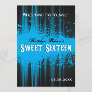 Klubb Flyer Look Sweet 16 Inbjudningar