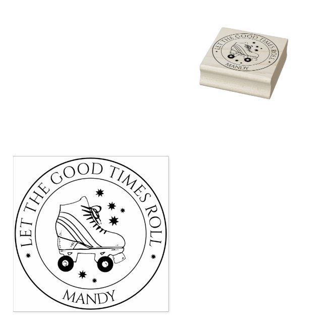 Klubb för anpassad namnrullning stämpel (Stämplad)