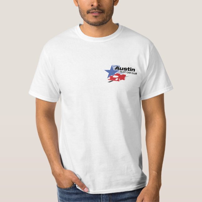 Klubb för Austin springabil - jubileums- design Tee (Framsida)