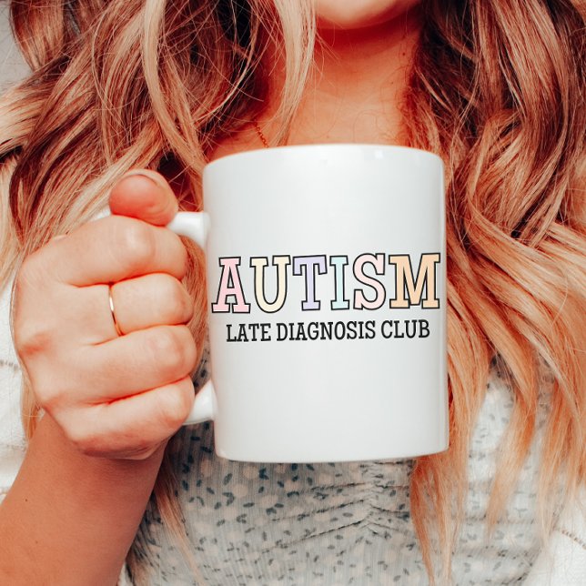 Klubb för Autism Late Diagnosis, neurodiversity, A Kaffemugg (Skapare uppladdad)