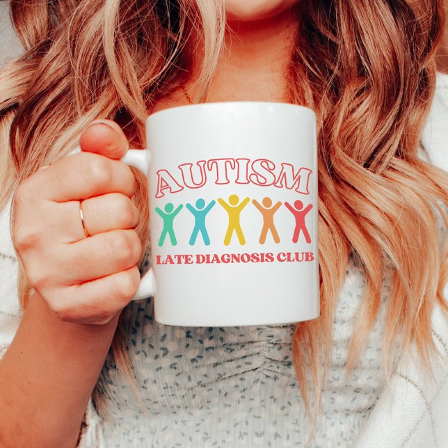 Klubb för Autism Late Diagnosis, nuny neurodiversi Kaffemugg (Skapare uppladdad)