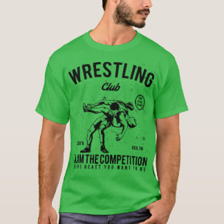 Klubb för brottning t shirt