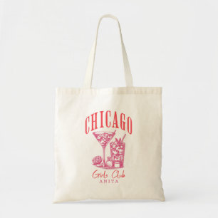 klubb för chicago bachelorette-flickor tygkasse
