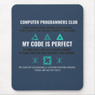 klubb för datorprogrammerare musmatta