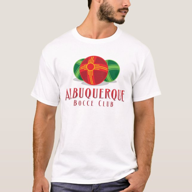 Klubb för färg ABQ Bocce T-shirt (Framsida)