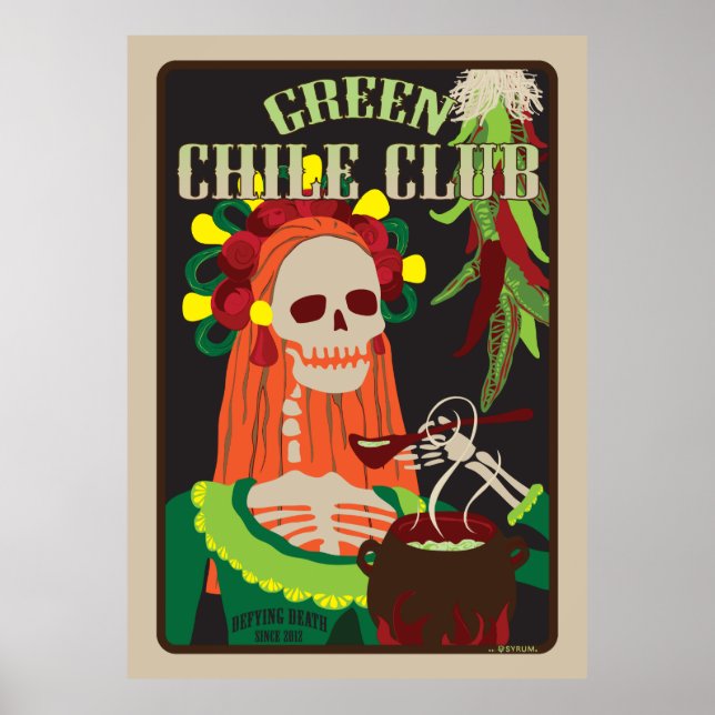 klubb för grönt poster (Framsidan)