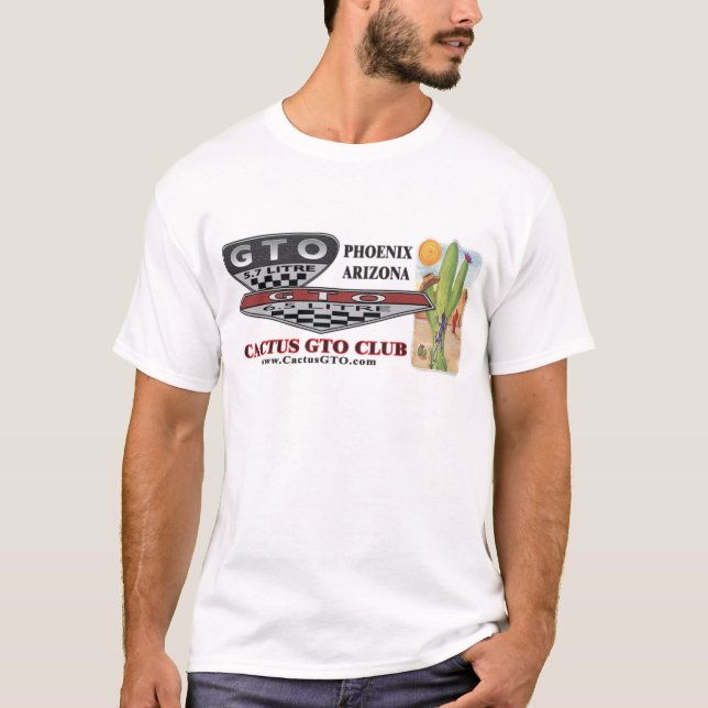 Klubb för kaktus GTO Tee Shirt (Framsida)