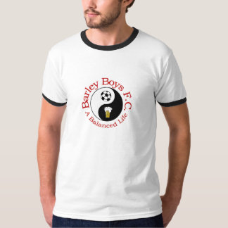 Klubb för kornpojkefotboll tee