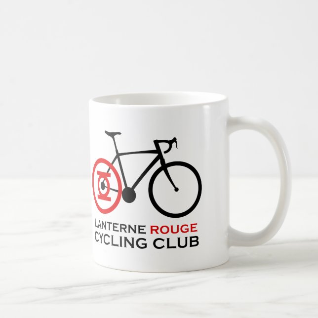 Klubb för Lanterne Rouge Cycling Kaffemugg (Höger)