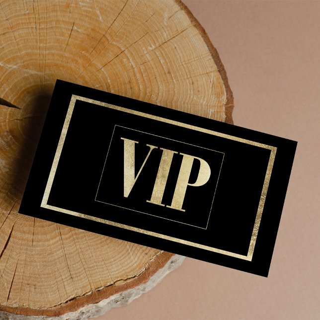 Klubb för lyxsvart guld glam VIP-kort Visitkort (Luxury black gold glam VIP card club member)