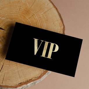 klubb för lyxsvart och guld VIP-kort Visitkort