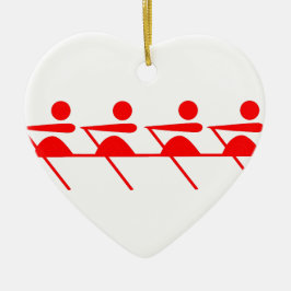 Klubb för roligt julgransprydnad keramik